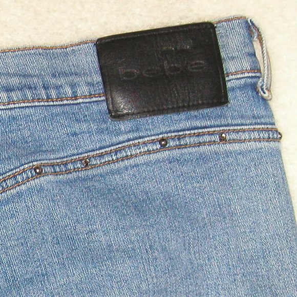BB 2500 BeBe (S 6 Long) Distress Spandex   Denim (Boot Leg) - Picture 9 of 16